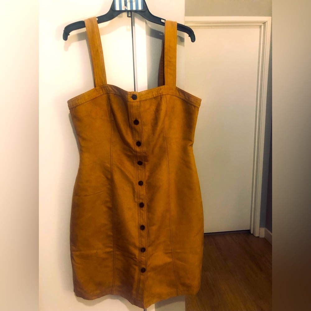 New Banana Republic faux suede dress